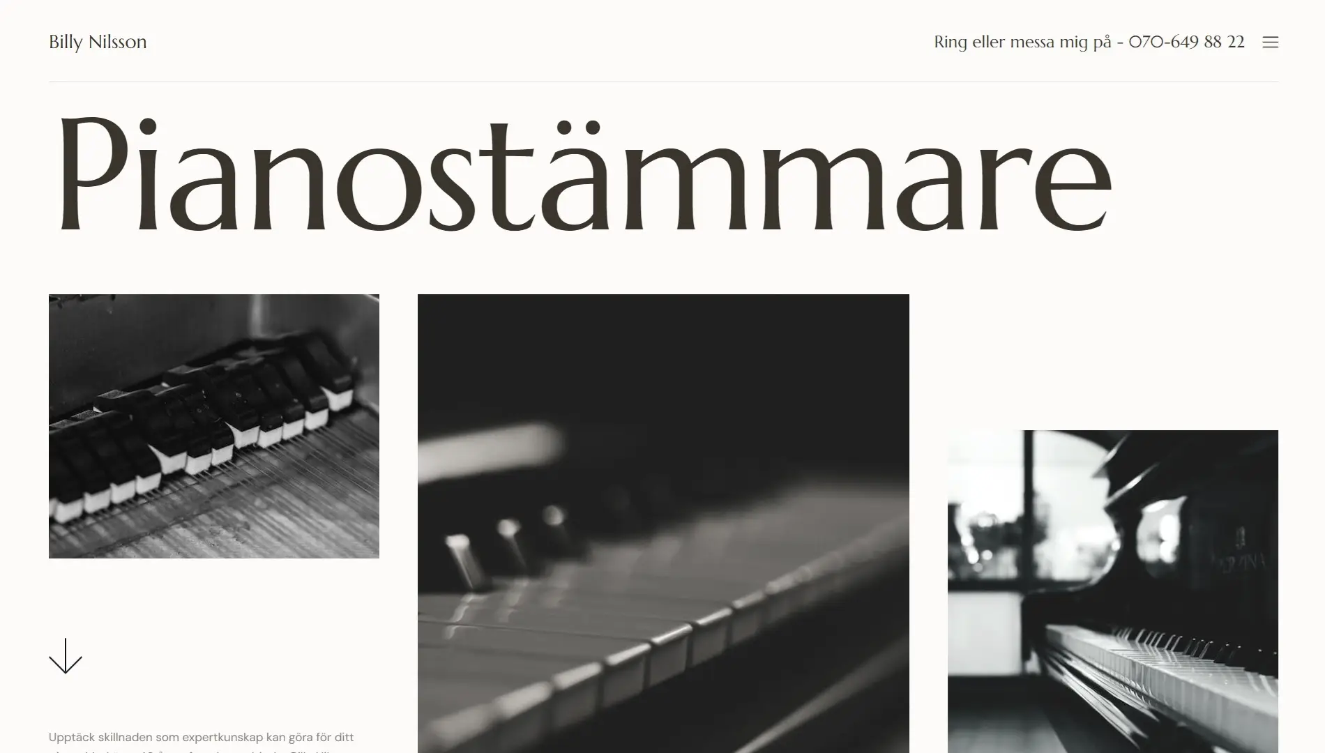 Pianostämmare Billy